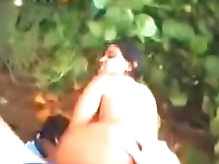 indian randi girl fucking a white cock outdoors..