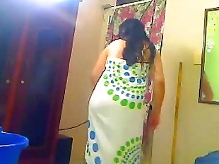 Indian Wife Shower For Her Hubby On A WebCam -..