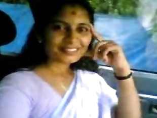 Kerala Aunty Shanthi boob Show in Omni Van - 2 min